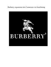 burberry expansion|turning around Burberry company.